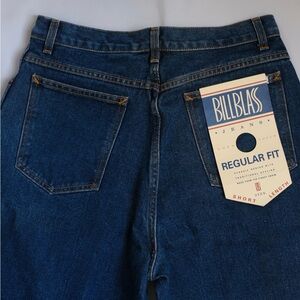 vintage NWT BillBlass darkwash ‘regular fit’ denim 30W